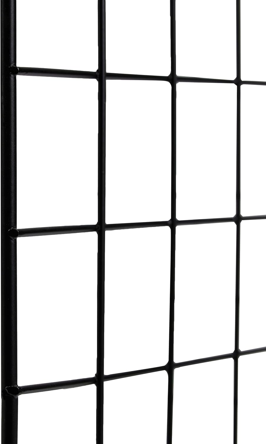Amazon Basics Cube Wire Grid Stackable Storage Shelves, 6-Cube, 12.6"D x 26"W x 38"H, Black