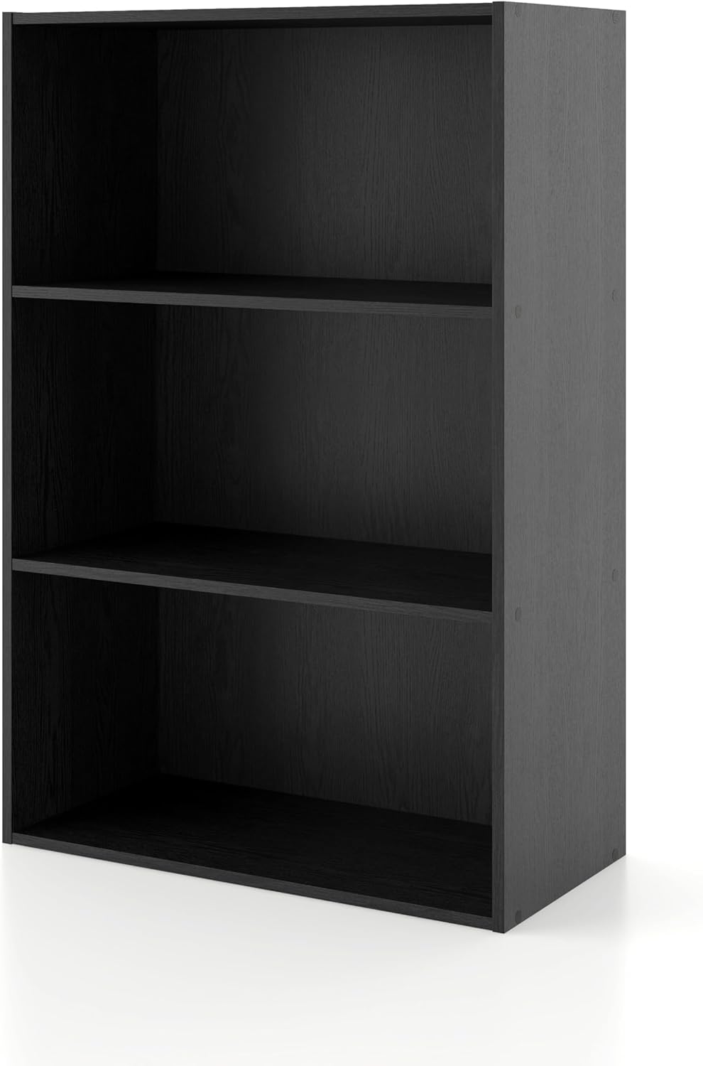 Homes: Inside + Out Apexa 2-Cube Storage Organizer Shelves, Stackable Wood Bookcase Fits Cubby Bins for Organization, Dorm Teen Room Decor & Home Office, White
