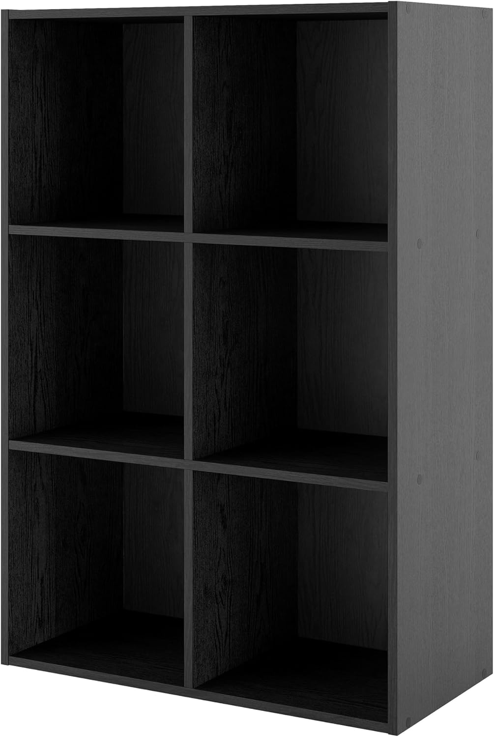 Homes: Inside + Out Apexa 2-Cube Storage Organizer Shelves, Stackable Wood Bookcase Fits Cubby Bins for Organization, Dorm Teen Room Decor & Home Office, White